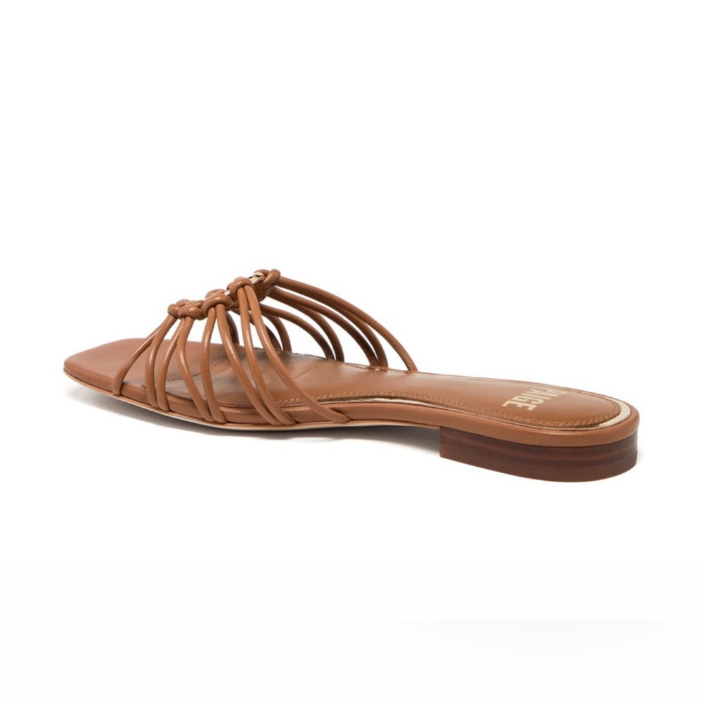 PAIGE $239 Women’s Daya Slide Sandal Cognac Color Size 7.5 New - Picture 3 of 8